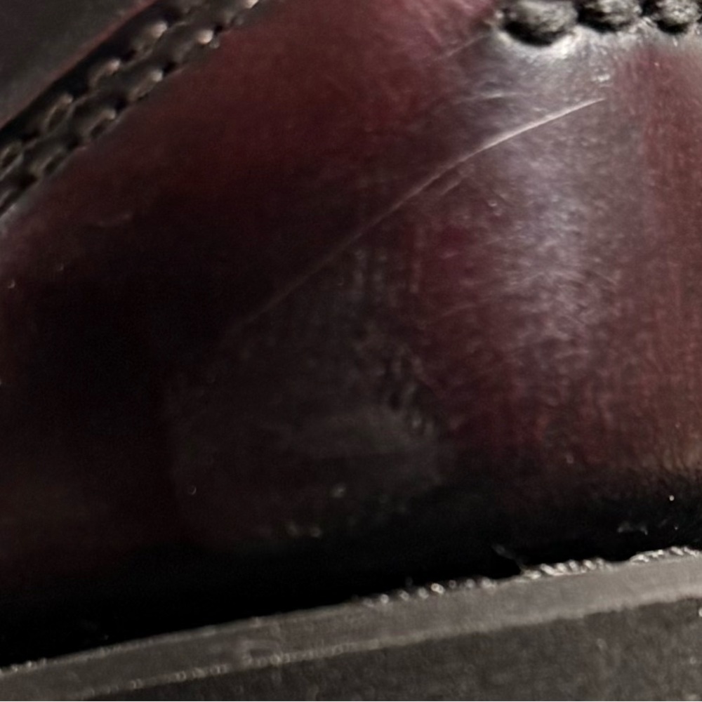 Rockport Size 9.5 Men’s Classic Burgundy Leather Loafers - Picture 13 of 15